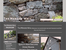 Tablet Screenshot of mendedwall.com